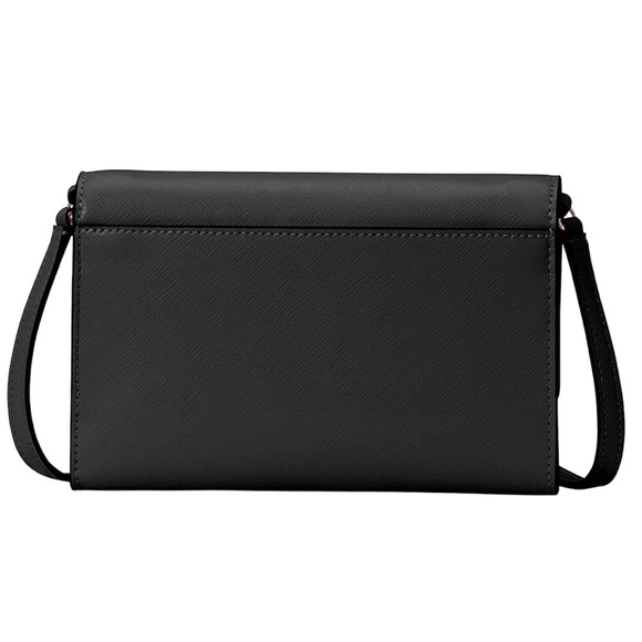 kate spade CROSSBODY small flap dana style in black SAFFIONO. - Picture 4 of 10